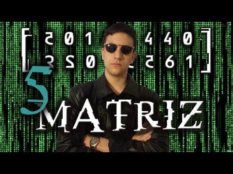 Thumbnail da aula: COMO SOMAR, SUBTRAIR E MULTIPLICAR MATRIZES (2/2) | Exatas Exatas