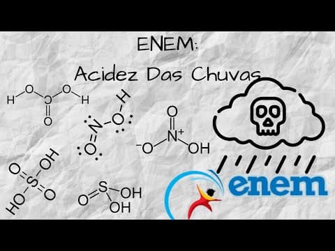 Thumbnail da aula: #16 - ENEM 2009 - Questão 26: Acidez das chuvas