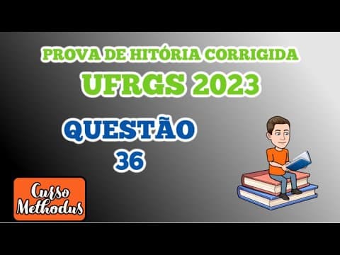 Thumbnail da aula: 36 de 2023 da prova de história da UFRGS - D. Pedro I em meio aos debates da Assembleia Constituinte