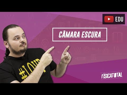 Thumbnail da aula: Câmara escura de orifício | propagação da luz | Física em Questões 163