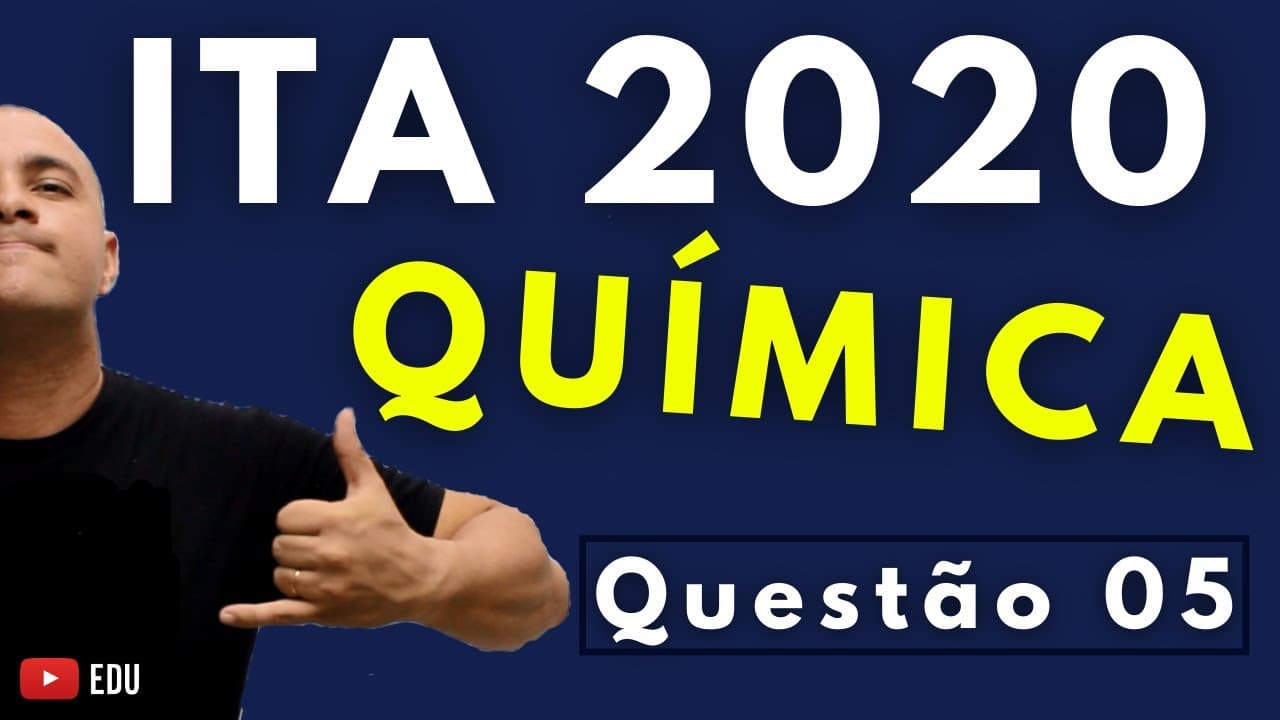 Thumbnail: ITA 2020 - Questão 05 - QUÍMICA - 2ª Fase - Tema: LEIS DA RADIOATIVIDADE