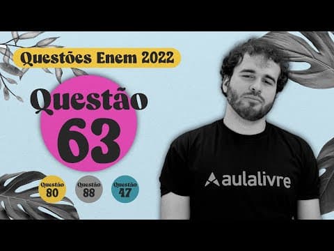 Thumbnail da aula: ENEM 2022 | Autores pós-modernos | Questão 63