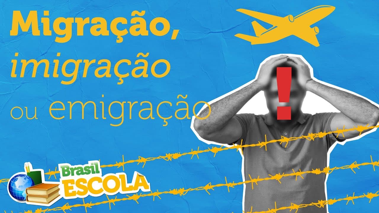 Thumbnail: Migração, imigração ou emigração - Brasil Escola