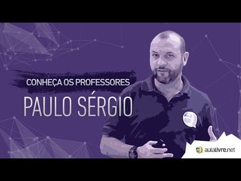 Thumbnail da aula: Conheça os Professores #01 - Paulo Sérgio - Química - Polímeros
