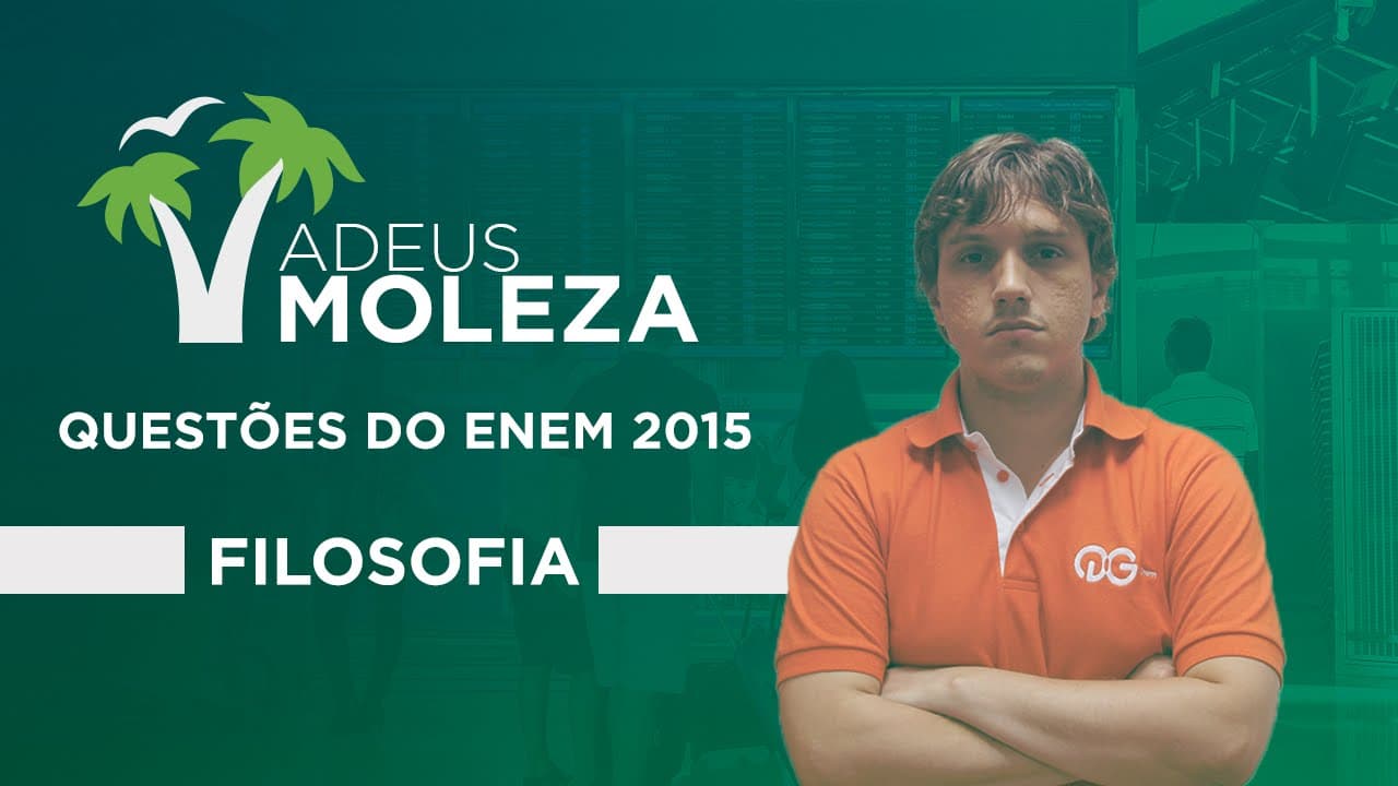 Thumbnail: Questões de Filosofia do ENEM 2015 resolvidas