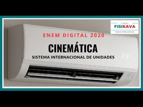 Thumbnail da aula: ENEM DIGITAL 2020 - BTU é a sigla para British Thermal Unit (Unidade Térmica Inglesa), que é definid