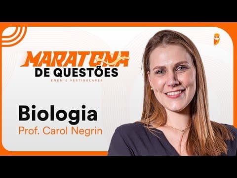 Thumbnail da aula: Correção de Biologia - ENEM PARÁ 2025 - Prof. Carol Negrin