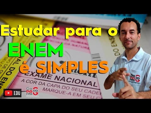 Thumbnail da aula: ENEM 2020 | COMO ESTUDAR SEM IDEIAS MIRABOLANTES |