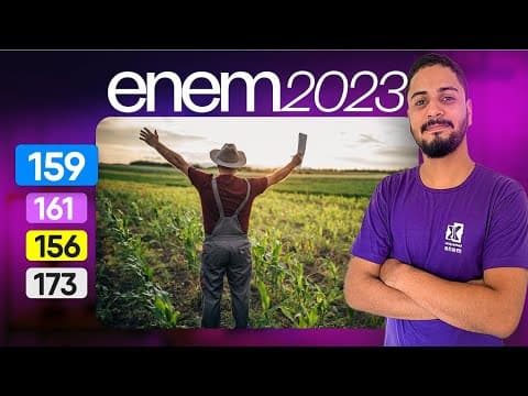 Thumbnail da aula: Questão 159 - Caderno Azul | Função Exponencial | MATEMÁTICA ENEM 2023