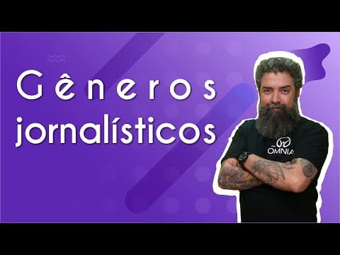 Thumbnail da aula: Gêneros Jornalísticos - Brasil Escola