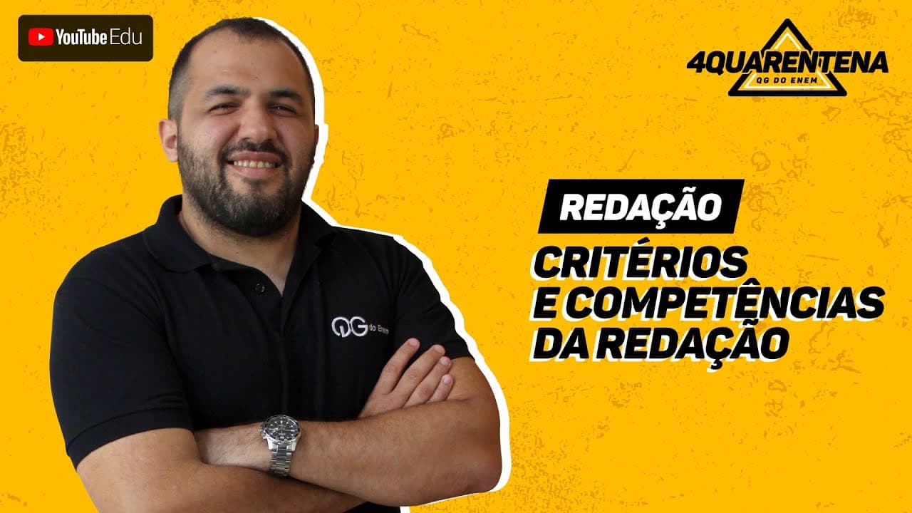 Thumbnail: QUARENTENA ENEM: Critérios e Competências da Redação