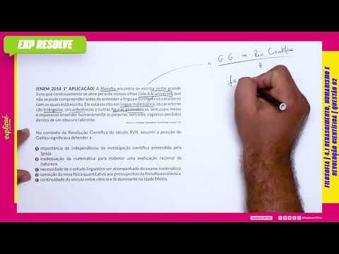 Thumbnail da aula: A FILOSOFIA ENCONTRA-SE ESCRITA NESTE GRANDE (...) | RENASCIMENTO, HUMANISMO E REVOLUÇÃO CIENTÍFICA