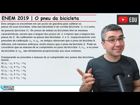 Thumbnail da aula: ENEM 2019 | Deu ruim! A questão do pneu da bicicleta