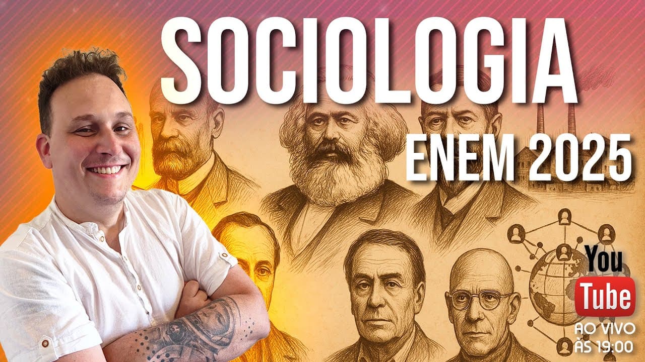 Thumbnail: REVISÃO DE SOCIOLOGIA PARA O ENEM - RETA FINAL