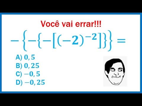 Thumbnail da aula: 🔥 TODO MUNDO ERRA ESSA EXPRESSÃO!! Você sabe como resolver?