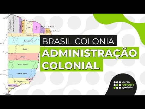 Thumbnail da aula: BRASIL COLONIA - ADMINISTRAÇÃO COLONIAL | História para o Enem | Felipe Oliveira
