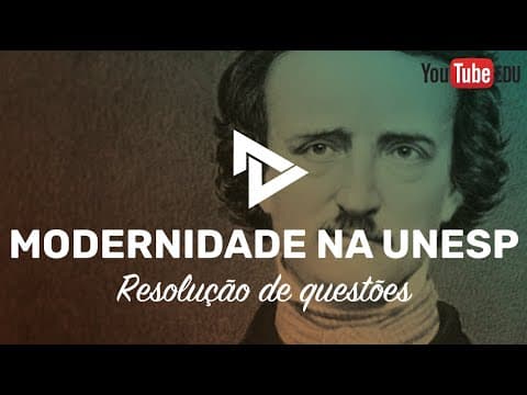 Thumbnail da aula: RESOLUÇÃO 1º FASE UNESP - A MODERNIDADE EM ALLAN POE