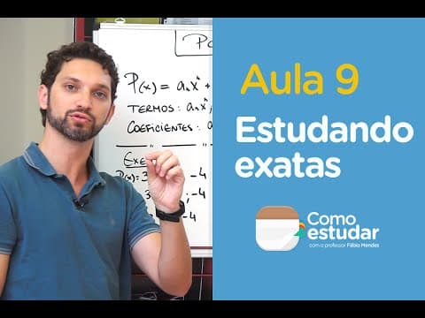 Thumbnail da aula: Como Estudar - Aula 09 - Estudando exatas