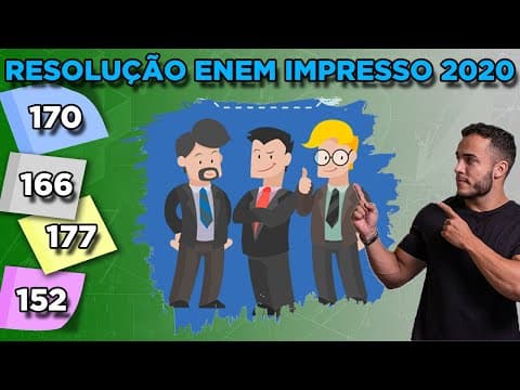 Thumbnail da aula: 🔵 Questão 170 - Caderno Azul | Razão e Proporção | MATEMÁTICA ENEM 2020