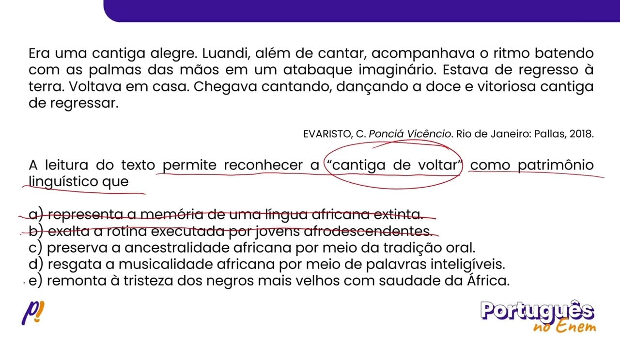 Thumbnail: ENEM 2023 - INTERPRETAÇÃO E INFERÊNCIA DE TEXTOS | Alguém muito recentemente cortara o mato...