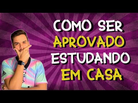 Thumbnail da aula: COMO ESTUDAR SOZINHO PARA O ENEM? - Método Para Ser Aprovado Estudando Em Casa!