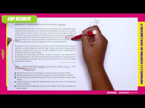 Thumbnail da aula: EXPOSTOS NA WEB DESDE A GRAVIDEZ MAIS DA METADE DAS MÃES E UM TERÇO DOS (...) | ESTRUTURA DO TEXTO