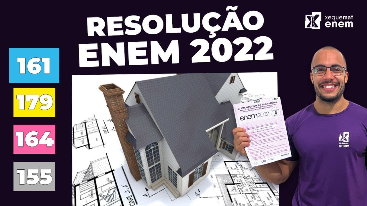 Thumbnail: 🔘Questão 161 - Caderno Azul | Escala | MATEMÁTICA ENEM 2022