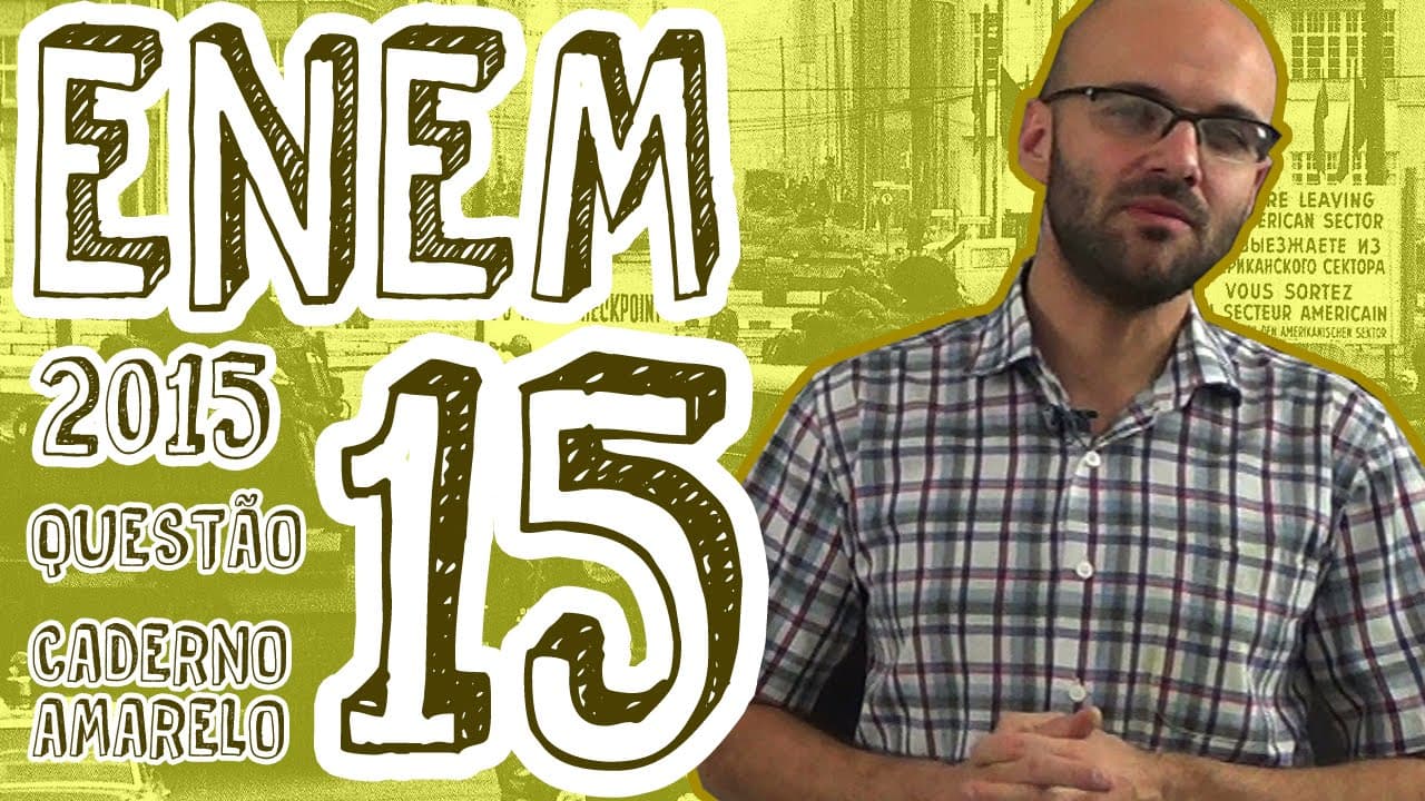 Thumbnail: ENEM 2015 - Questão 15 (Caderno Amarelo)