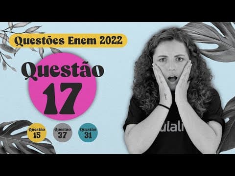 Thumbnail da aula: ENEM 2022 I Romance de 30 I Questão 17