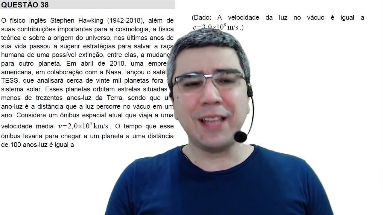 Thumbnail: Primeira fase Unicamp 2019 Q38