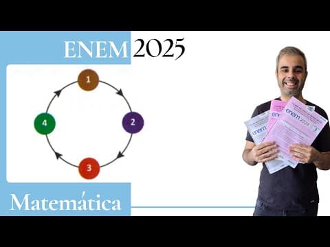 Thumbnail da aula: ENEM 2025 - Quatro amigos, cada um com 100 moedas, criaram um jogo, no qual cada um assume uma das