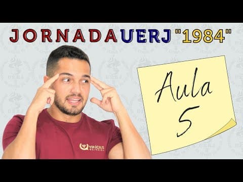 Thumbnail da aula: SPOILER DE TEMA DA UERJ 2021 | JORNADA UERJ 1984 | Profinho da Redação