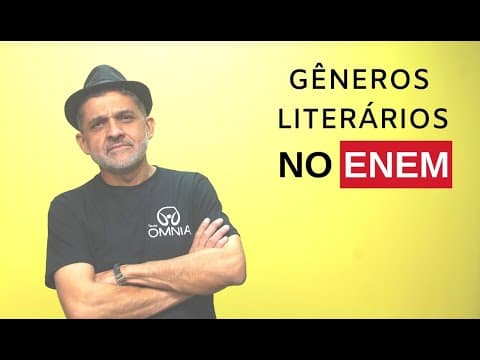 Thumbnail da aula: Gêneros Literários no Enem - Brasil Escola