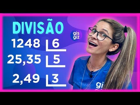 Thumbnail da aula: DIVISÃO - Corte da Live | DIVISÃO COM NÚMEROS NATURAIS E DECIMAIS
