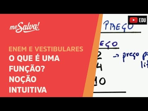 Thumbnail da aula: Funções: O que é uma função? Noção intuitiva | Me Salva!