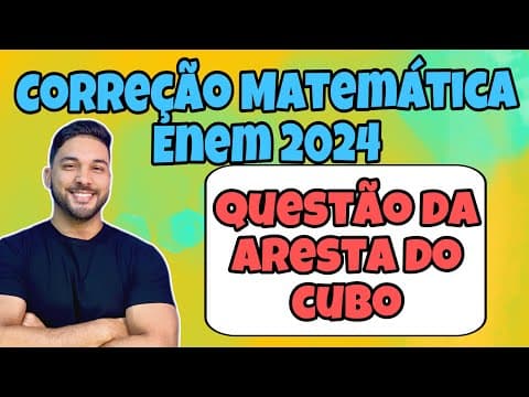 Thumbnail da aula: CORREÇÃO ENEM 2024 - MATEMÁTICA | Em uma empresa é comercializado um produto em embalagens em...