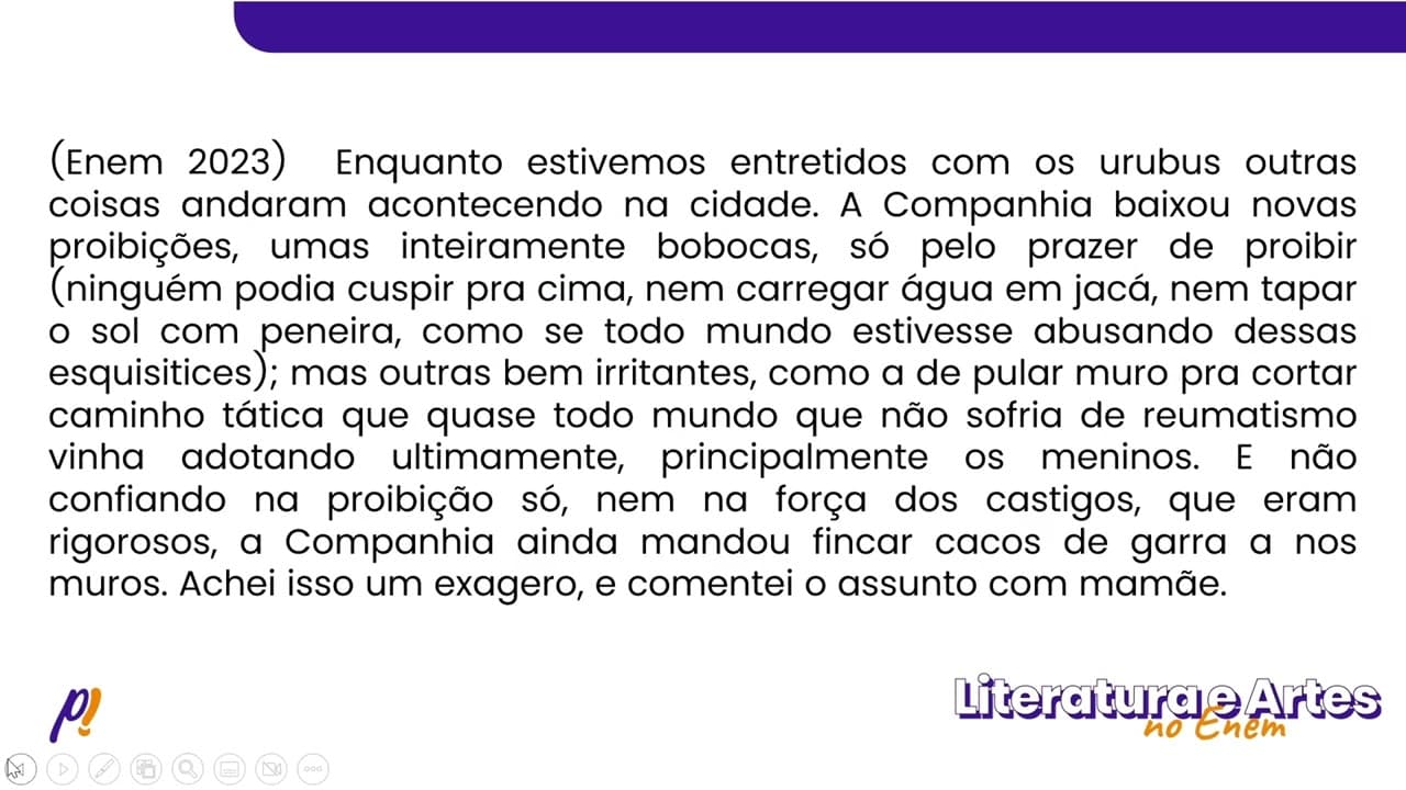 Thumbnail: ENEM 2023 - Séculos XX e XXI | Enquanto estivemos entretidos com os urubus outras coisas andaram...