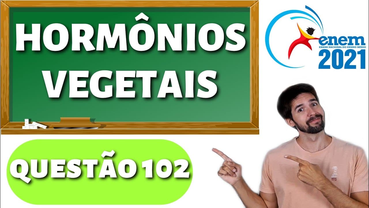 Thumbnail: QUESTÃO ENEM 2021: O plantio por estaquia é um método de propagação de plantas no qual partes de um