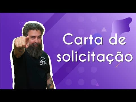 Thumbnail da aula: Carta de solicitação - Brasil Escola