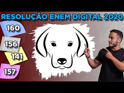 Thumbnail da aula: 🟢 Questão 160 - Caderno Azul | Razão e Proporção | MATEMÁTICA ENEM DIGITAL 2020