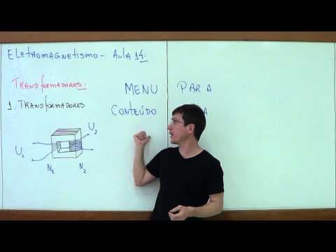 Thumbnail da aula: Transformadores - Eletromagnetismo - Aula 14 (Menu) - Prof. Marcelo Boaro