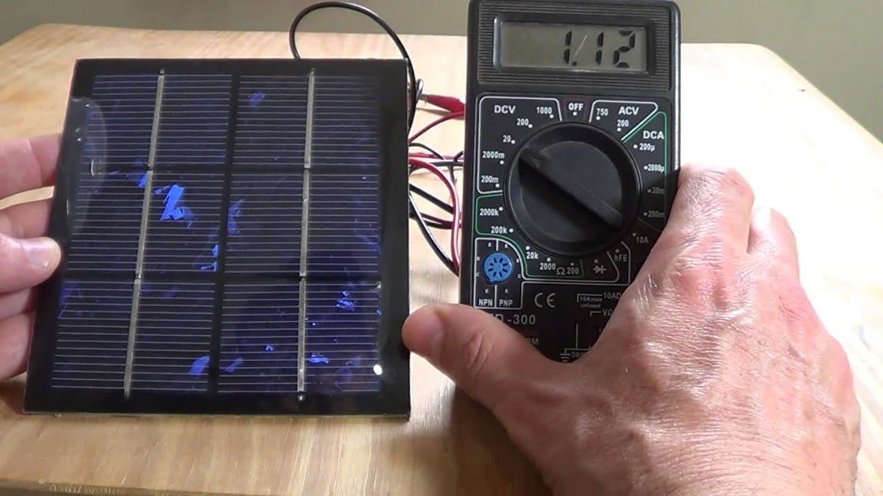 Thumbnail: Célula Fotovoltaica - Medida de DDP - Prof. Marcelo Boaro