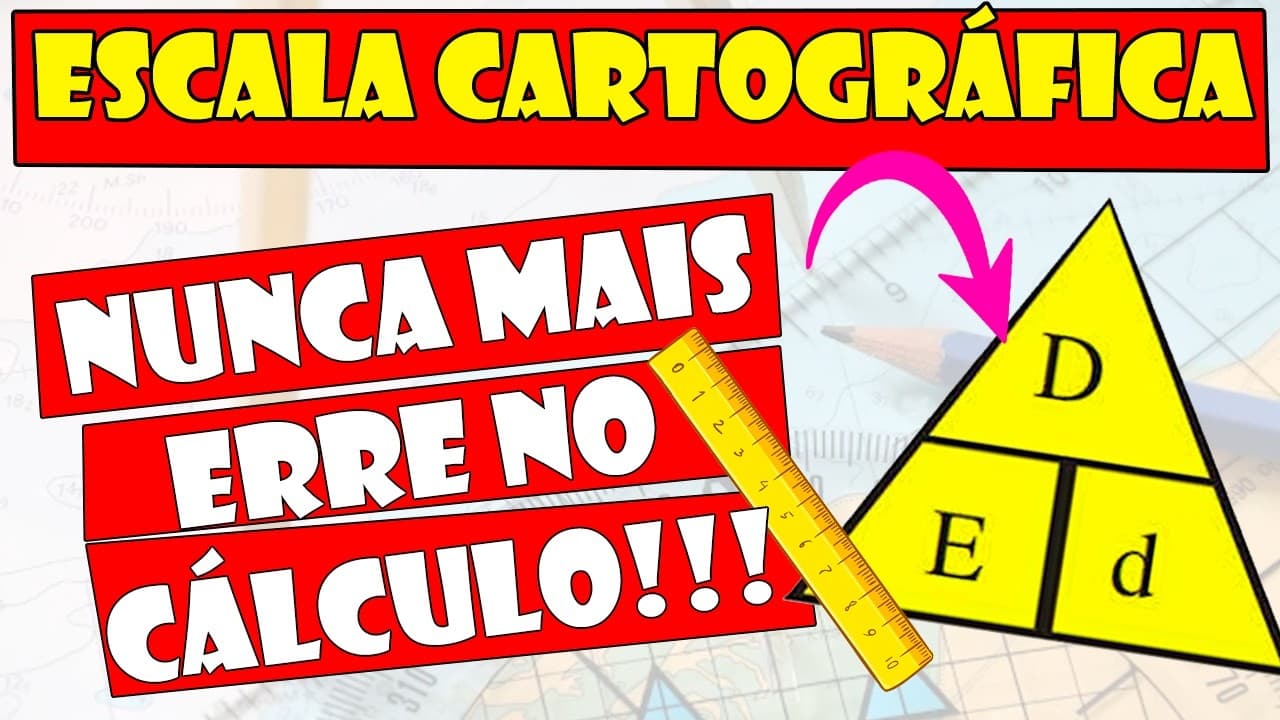Thumbnail: Escala Cartográfica - NUNCA MAIS erre no cálculo!!