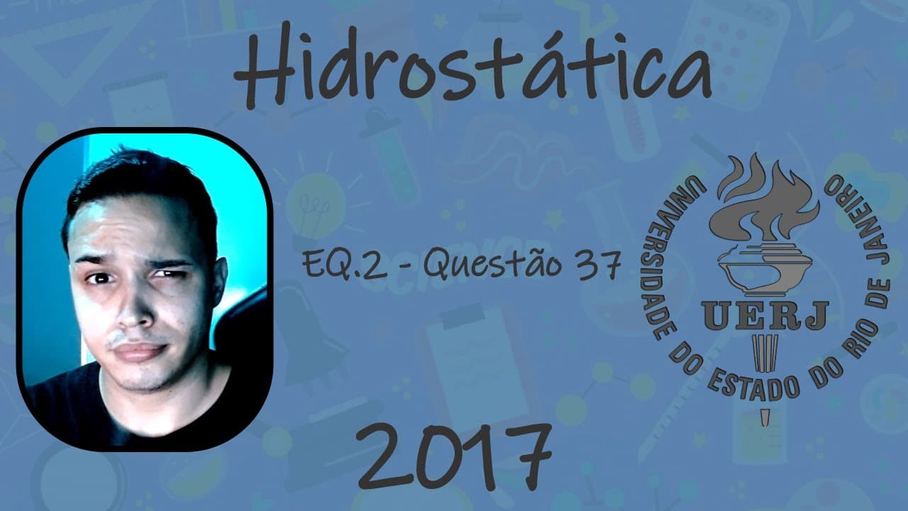 Thumbnail: UERJ 2017 - Pela turbina de uma hidrelétrica, passam 500 m³ de água por segundo. A ordem de grandez