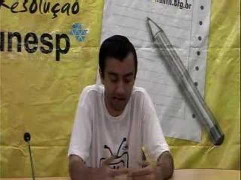 Thumbnail da aula: 64, 65 e 66 UNESP Resolução 2008 Conhecimentos Gerais
