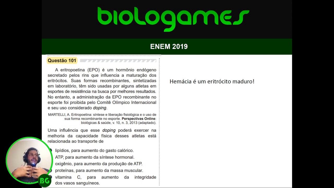 Thumbnail: ENEM 2019 - PROVA AZUL - Questão 101