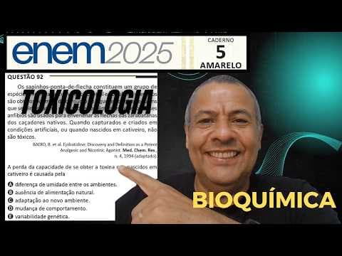 Thumbnail da aula: ENEM 2025 AMARELA Q.92_Os sapinhos-ponta-de-flecha constituem um grupo de espécies encontradas na