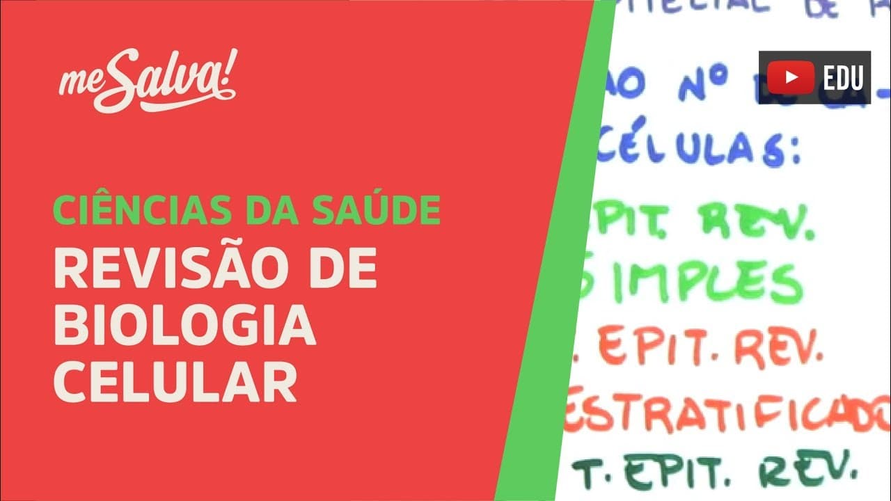 Thumbnail: Me Salva! BBE02 - Revisão de Biologia Celular - Histologia Humana