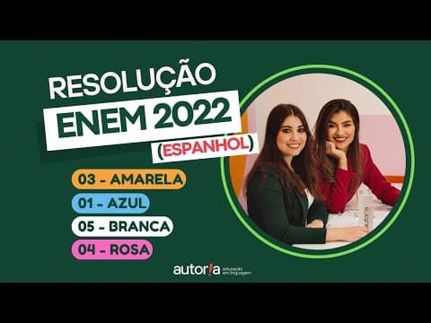 Thumbnail da aula: Enem 2022 - Autoria Linguagem - Questão 03 | Linguagens, prova amarela