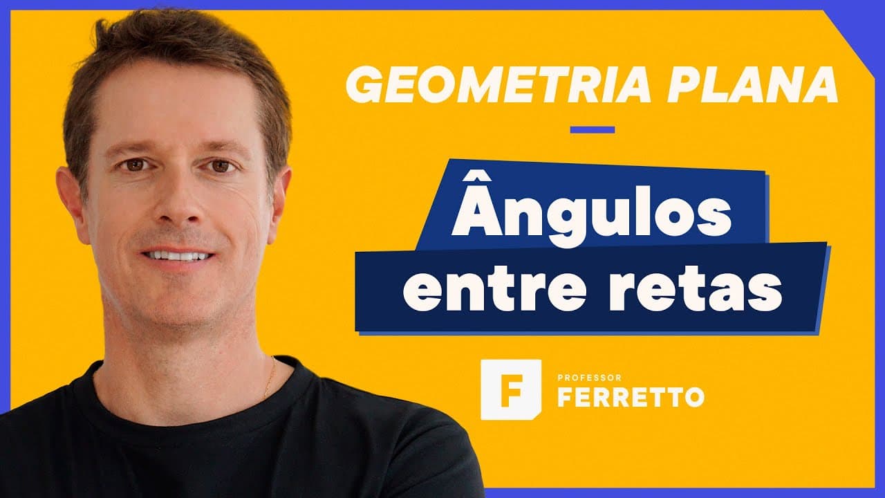 Thumbnail: Ângulos entre Retas - Paralelismo - Geometria Plana 📐